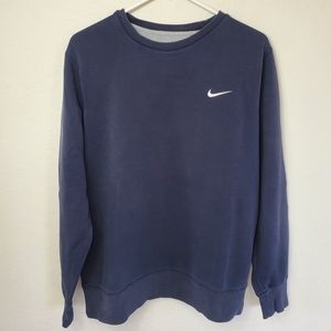 Blue Nike Crew Sweatshirt